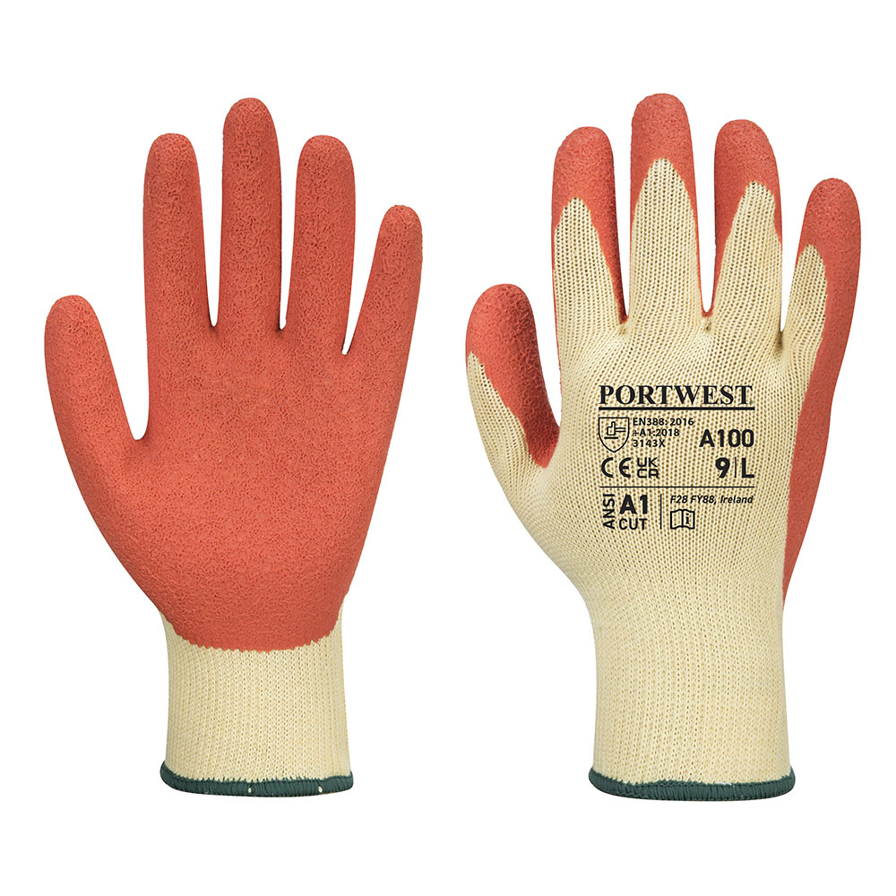 A100 - Grip Handske - orange