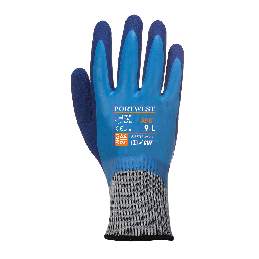 Liquid Pro HR Cut handske - Blå - Billede 2