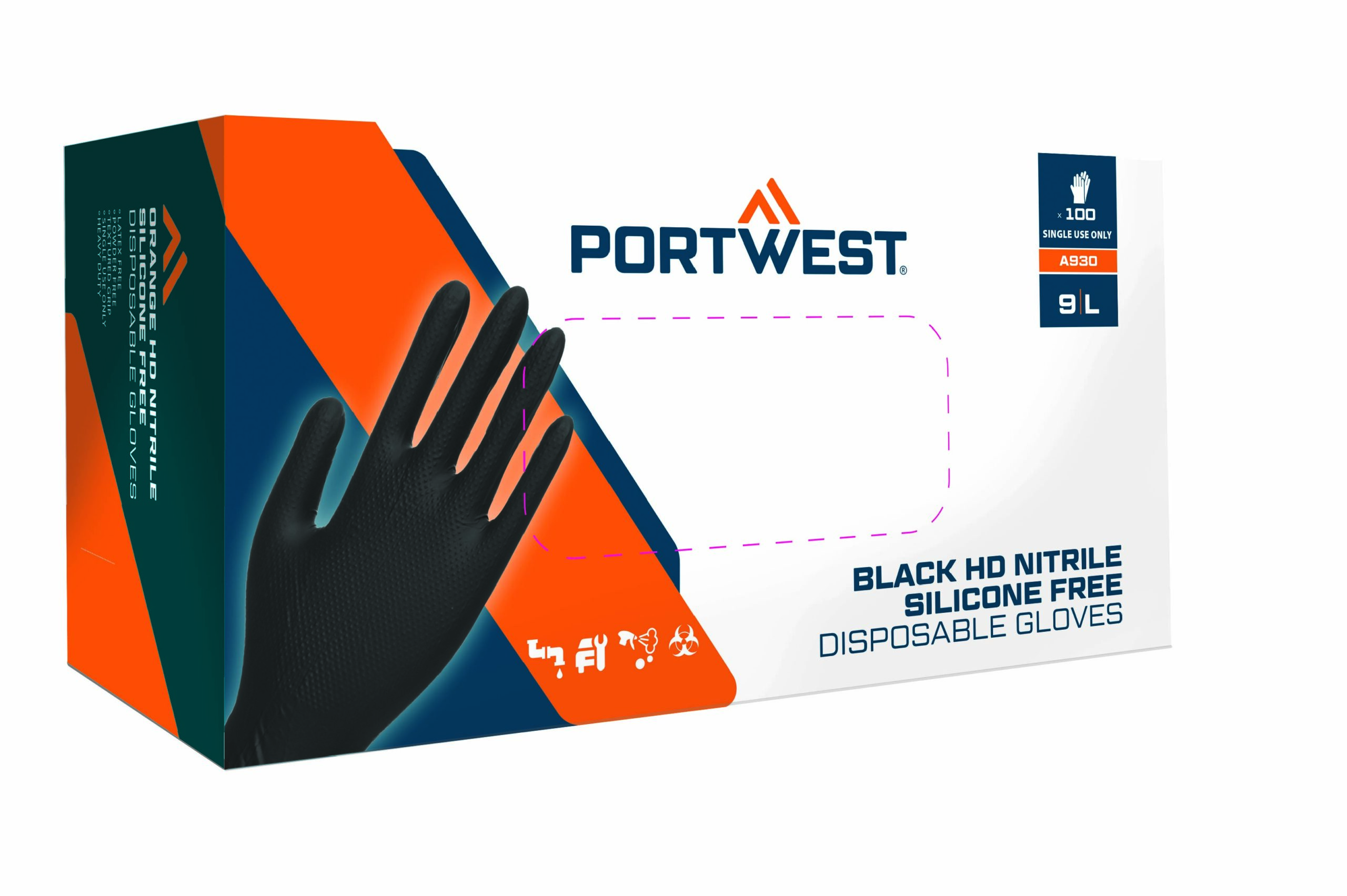 Disp 7 mil Disposable Glove (Pk100)