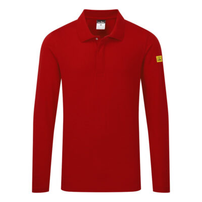 Anti-Static ESD Polo Shirt L/S