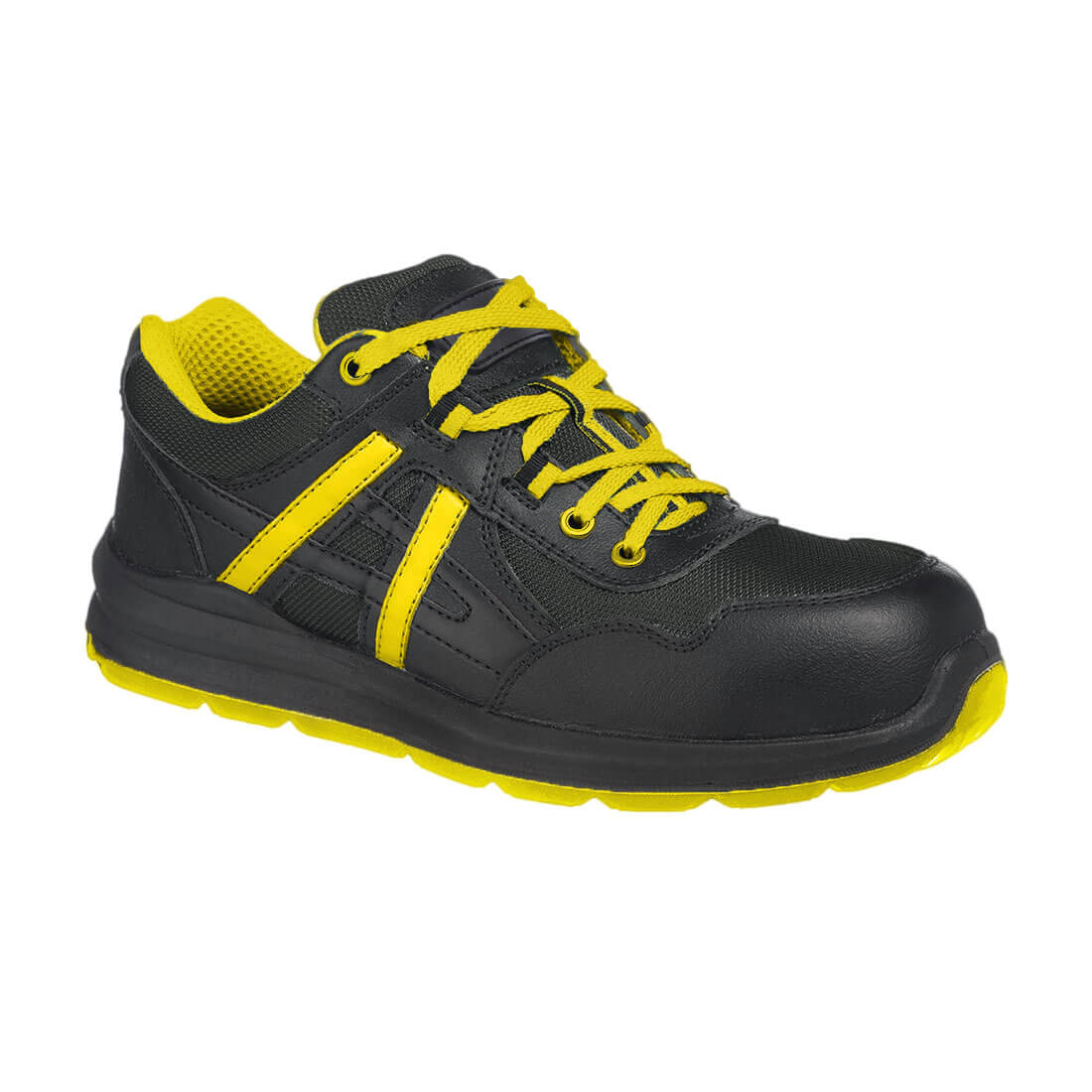 Composite Leather and Mesh Trainer S1P SRC