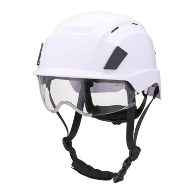 Integrated visor helmet