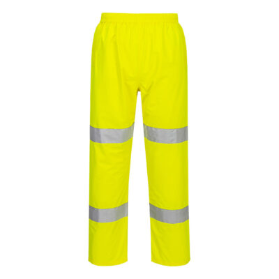 Hi-vis letvægts-, sammenpakkelige, overtræks buks Gul